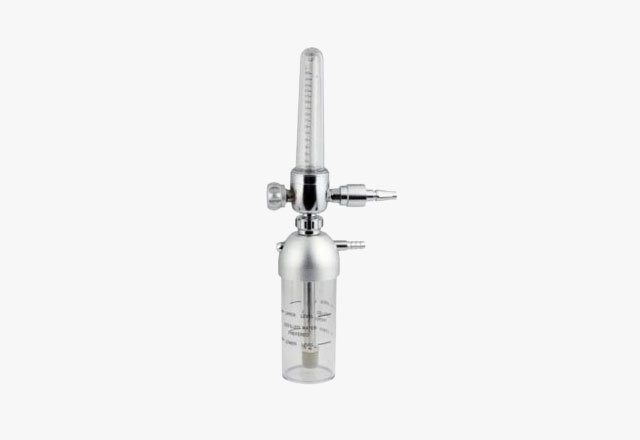 Mounted oxygen inhaler
